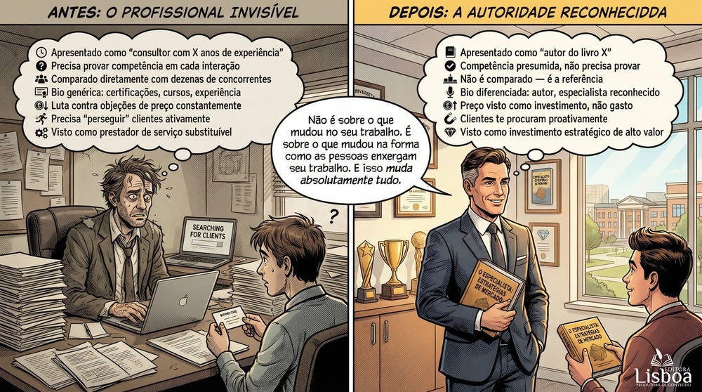 A metamorfose da autoridade: a publicação autoral como o grande divisor de águas na valorização profissional